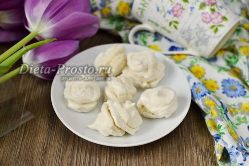 Домашний диетический зефир. Диетический зефир из яблочного пюре