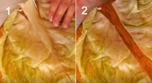 Капустный пирог без теста. Капустные пирожки без теста