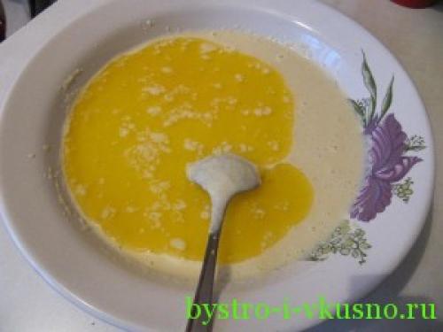 Диетический заливной капустный пирог без муки.