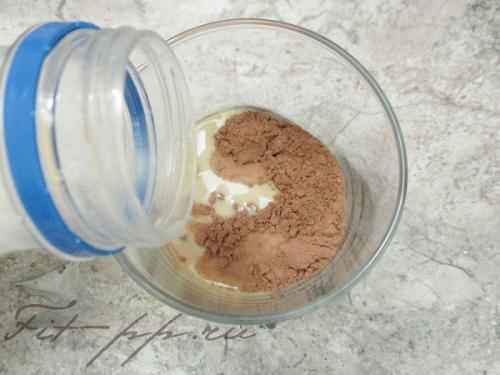 Диетический шоколадный крем для торта