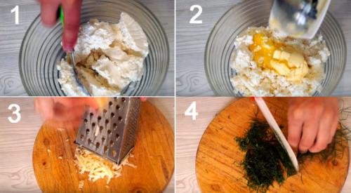 Капустный пирог без теста. Капустные пирожки без теста