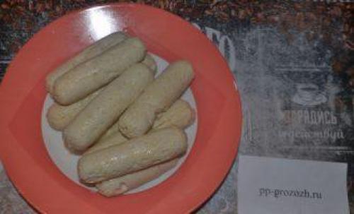 ПП сосиски из куриной грудки