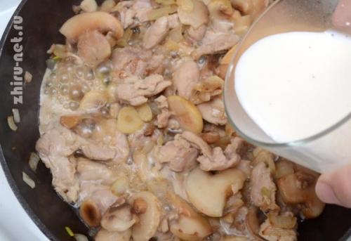 Киш из курицы с грибами по Дюкану. Вкусный рецепт курицы с грибами