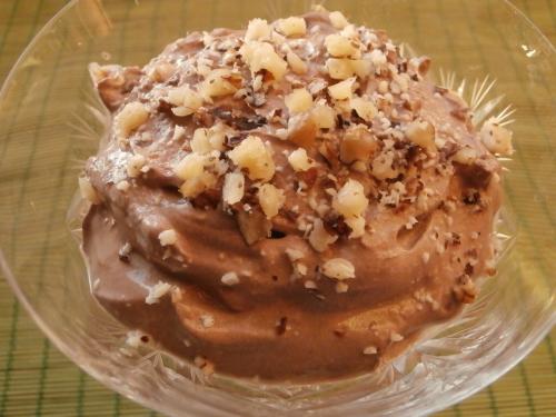 Творожно шоколадный крем с, какао. Десерт из творога