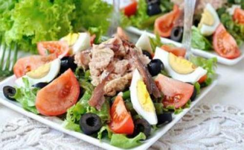 Для похудения салат с тунцом консервированным. ПП-Нисуаз с тунцом: простота и изысканность