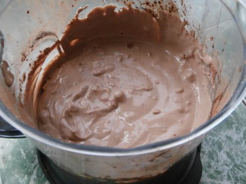 Творожно шоколадный крем с, какао. Десерт из творога