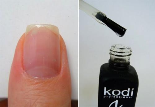 Укрепление ногтей гелем под гель лак