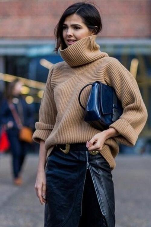 С чем носить водолазку с горлом женский 2019. Must have 2019: водолазка с горлом и все о том, как ее носить