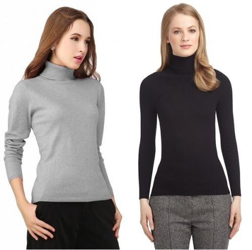 С чем носить белую водолазку с горлом женский стильно. С чем носить водолазку: на фото стильные луки и образы