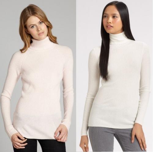 С чем носить белую водолазку с горлом женский стильно. С чем носить водолазку: на фото стильные луки и образы