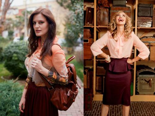 С чем сочетается бордовый цвет в одежде. Комбинируем и сочетаем с другими цветами 09