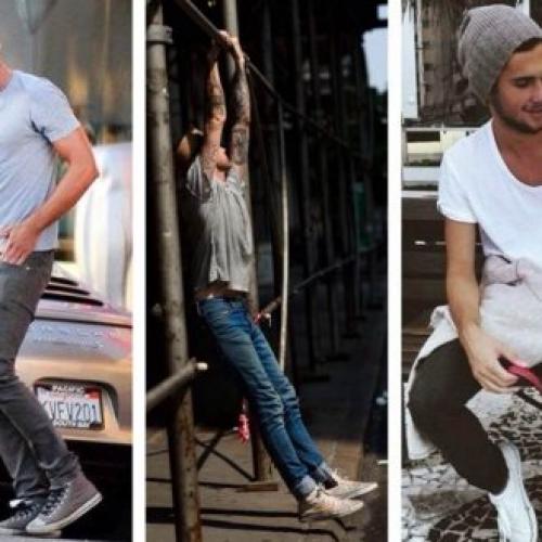 Обувь под рваные джинсы мужские. Обувь под мужские джинсы, учитывая фасон