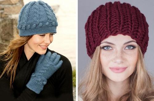 Мода шапки осень зима 2019 для женщин после 40 лет. Модные вязаные шапочки, которые подойдут стильным дамам после 40 лет для зимы 2019-2020 16