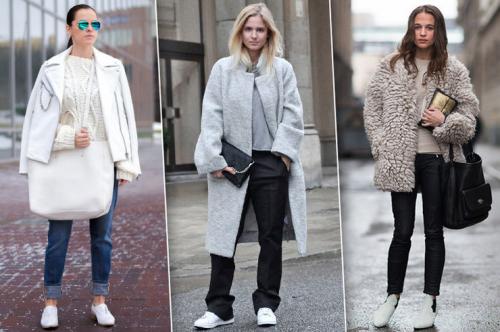 С чем носить ботинки на шнуровке зимой. Белая обувь зимой — носить или не носить?