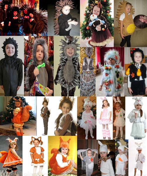 Хвост белки из мишуры. Как сделать своими руками костюмы: ежика, белочки, зайчика для мальчика и девочки? (фото)