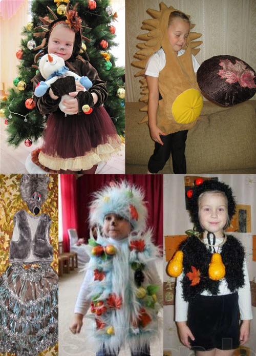 Хвост белки из мишуры. Как сделать своими руками костюмы: ежика, белочки, зайчика для мальчика и девочки? (фото)