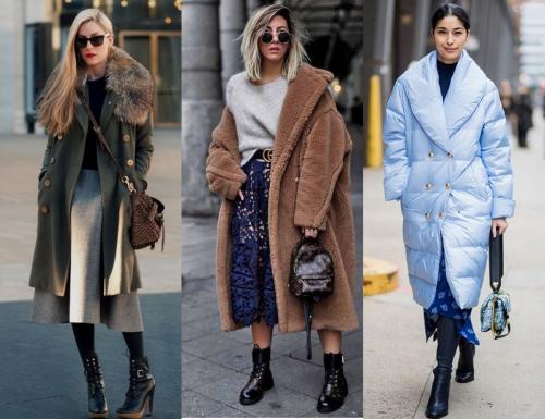 Юбка макси и пальто. ША.  Определяемся с длиной ВЕРХНЕЙ ОДЕЖДЫ