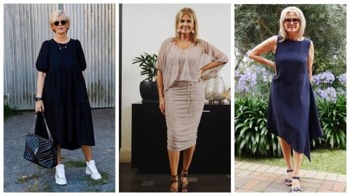 Осенняя одежда для женщин з.  Правила выбора одежды в 50 лет