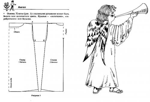 Як пошити костюм ангела для хлопчика. Костюм ангела своими руками