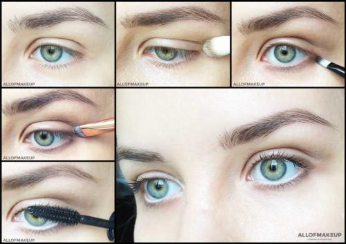 Как сделать натуральный макияж. Глаза