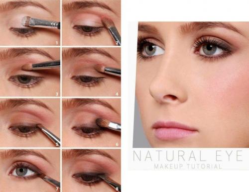 Как сделать натуральный макияж. Глаза