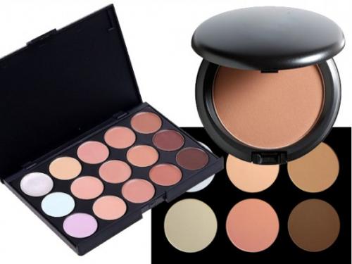 Контуринг лица до и после. Контурирование