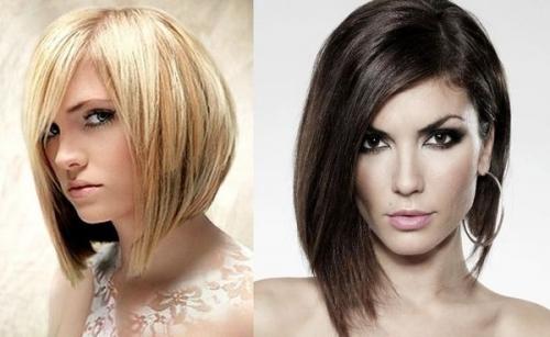 Виды каре без челки с удлинением 01