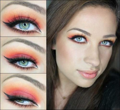 Макияж для голубых глаз — придаем огранку живому бриллианту + фото