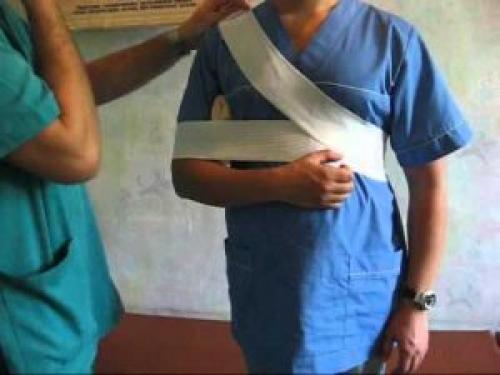 Повязка Дезо. Бандаж Дезо для плечевого сустава