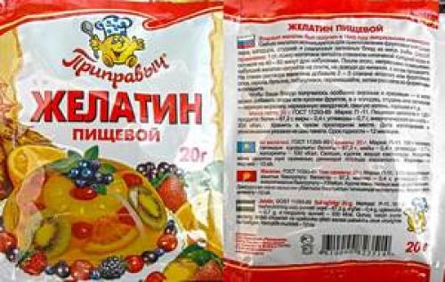 Как разводить желатин на холодец. Как разводить желатин