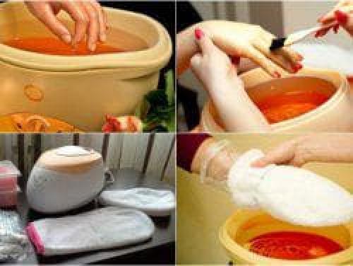 Лечение парафином в домашних условиях. Применение ванночек для рук и ног