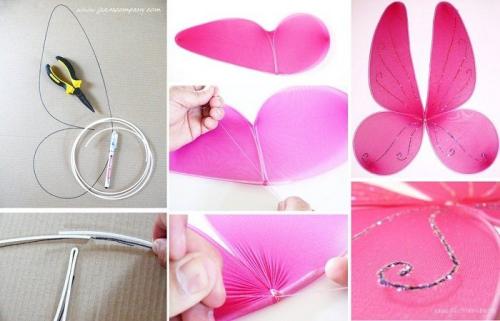 Костюм бабочка своими руками. Костюм бабочки для девочки своими руками