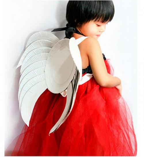 Костюм ангела для девочки своими руками за 12 шагов. Обворожительный костюм ангела из картона и салфеток 14