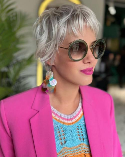 Пиксибоб для полного лица: идеальная стрижка для женщин после 40 10