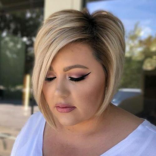 Какие модные тенденции 2025 года для коротких стрижек подходят полным женщинам. Короткие стрижки для полных женщин