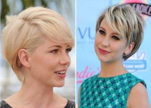 Прически для круглого полного лица с челкой. Какие стрижки подойдут для круглого лица?