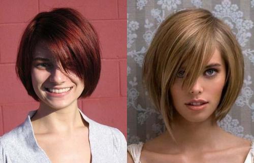 Стрижки для женщин с широкими скулами. Стрижка 02