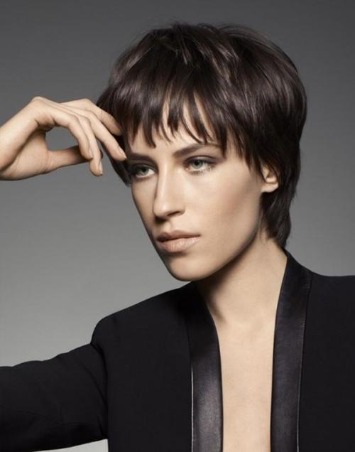 Каскадные стрижки для вытянутого лица. Короткие стрижки