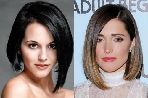 Каскадные стрижки для вытянутого лица. Короткие стрижки