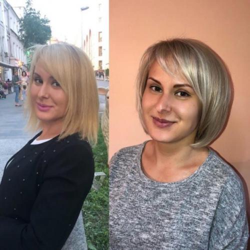 Стрижки для круглого лица 2022. Актуальные короткие стрижки для круглого лица – фото