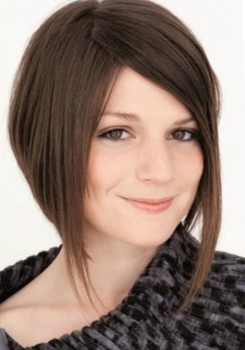 Стрижки на круглое лицо 2022. Стрижки на средние волосы для круглого лица