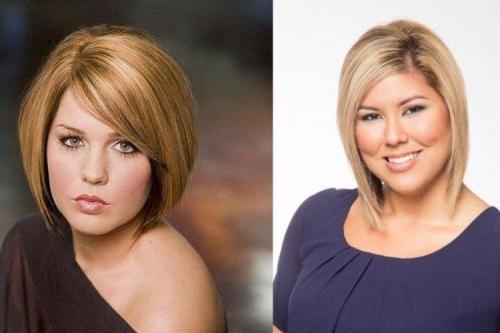 45 лучших стрижек на круглое полное лицо в 2022 году. Стрижки для полных женщин: 10 красивых и модных идей