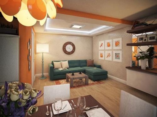 Терракотовый цвет стен. Восприятие цвета