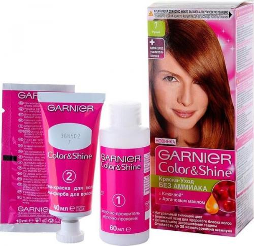 Garnier Color Shin. 56 цвет терракотовый. Фото палитры цветов 11