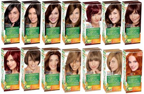 Garnier Color Shin. 56 цвет терракотовый. Фото палитры цветов 13