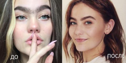 Густые брови, как убрать. Коррекция моноброви