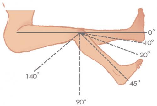 Объем движений в суставах определяется. Измерение объема движений в суставах