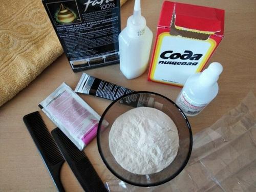 Смыть краску с волос содой. Как смыть краску с волос содой