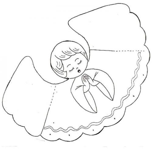 Крылья ангела шаблон. Ангел из бумаги своими руками с шаблонами для вырезания