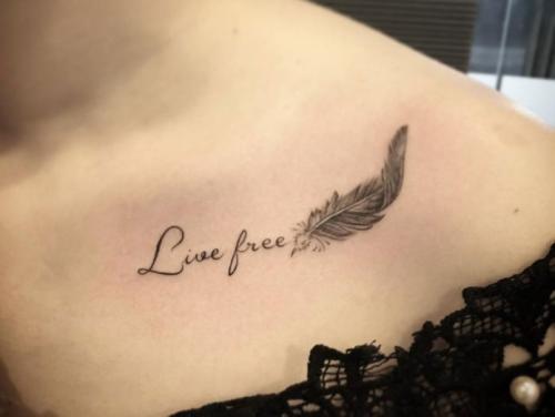 Ключицы девушек. Татуировка на ключице: причины такого выбора